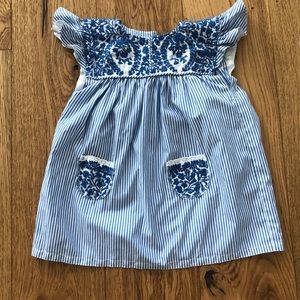 Embroidered toddler sundress size 4